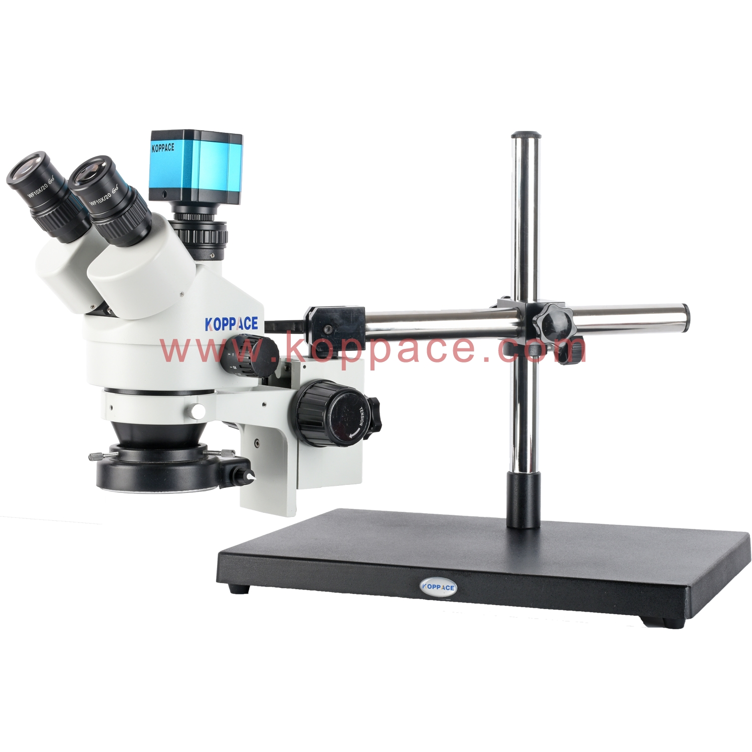 KOPPACE 3.5X-180X Trinocular Stereo Microscope 21 MP HDMI HD Industrial